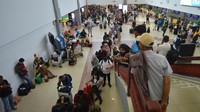 Dilaporkan total penerbangan terdampak sebanyak 40 flight untuk untuk kedatangan dan keberangkat dengan total penumpang 4.252 orang.