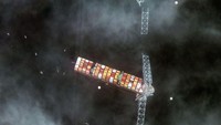 Satelit Potret Before After Jembatan Baltimore yang Hancur Ditabrak Kapal