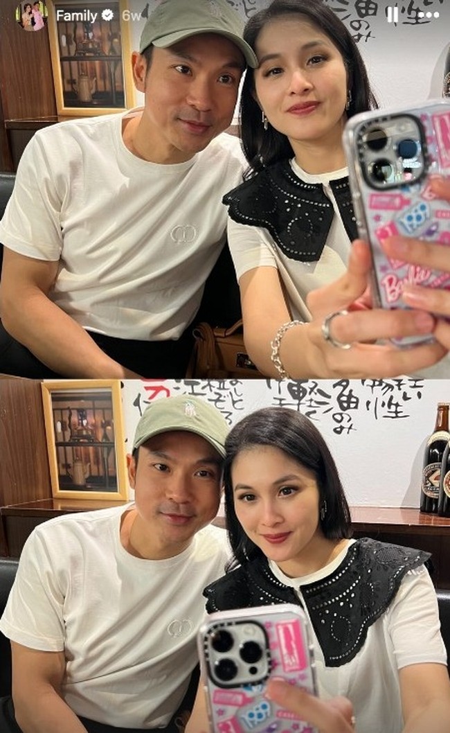 Tampil casual, kaus putih yang dikenakan Harvey Moeis saat berpose mesra bersama Sandra Dewi ini datang dari merek Christian Dior. Pada situs resmi Dior, kaus tersebut dijual seharga Rp 13 jutaan. Foto: Dok. Instagram sandradewi88