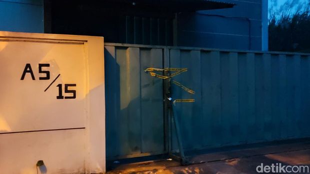 Gudang obat terlarang yang digerebek di Semarang. Dipotret Kamis (28/3/2024).