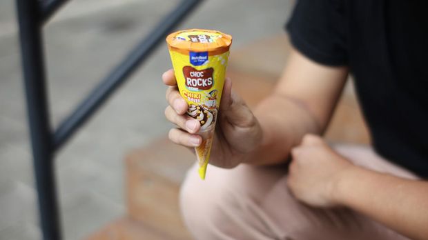 Ilustrasi Es Krim ChocRockz