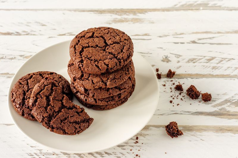 Ilustrasi kue kering coklat
