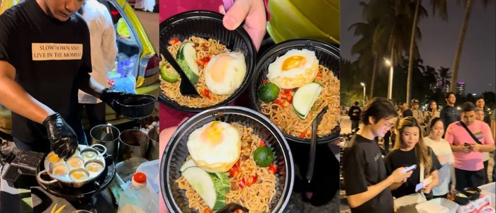Jualan Indomie di Pinggir Jalan, Warmindo di Malaysia Ini Laris Manis