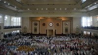 Masjid tersebut dibangun dengan total anggaran mencapai Rp97 miliar yang berasal dari bantuan Pemerintah Provinsi Jawa Barat dan APBD Kota Bogor.