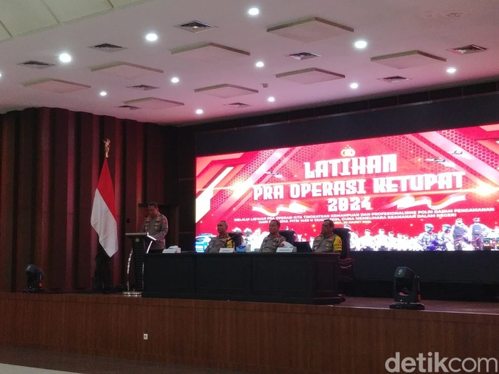 Latpraops Operasi Ketupat 2024 (Kurniawan Fadilah/detikcom)