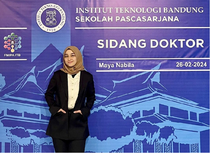 Maya Nabila, Doktor Termuda ITB