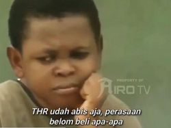 Meme Ngenes Tapi Kocak, THR Cair Langsung Ludes