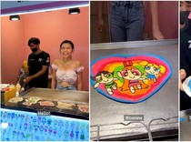 Penjual Pancake Kaki Lima Berpenampilan Seksi Ini Jadi Sorotan