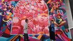 Peringatan 75 Tahun Hubungan Diplomatik RI-Australia dalam Logo dan Mural AR