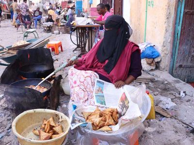 Potret Pasar Ramadan di Jalanan Somalia