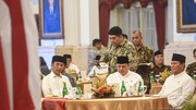 Airlangga Ungkap Obrolan Saat Semeja dengan Jokowi-Prabowo di Bukber Kabinet