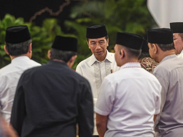 Momen Presiden Jokowi Buka Puasa Bersama Lembaga Tinggi Negara