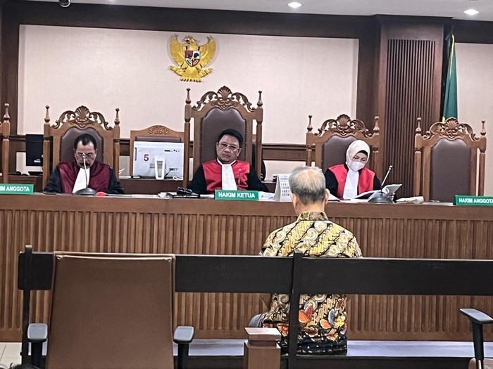 Sidang dakwaan Dirut PT Sansaine Exindo, Jemy Sutijawan terkait kasus korupsi BTS 4G Bakti Kominfo