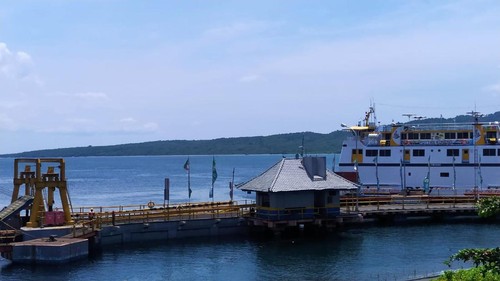Situasi Pelabuhan Gilimanuk yang berlokasi di Kecamatan Melaya, Kabupaten Jembrana, Bali, Kamis (28/3/2024). (Istimewa)