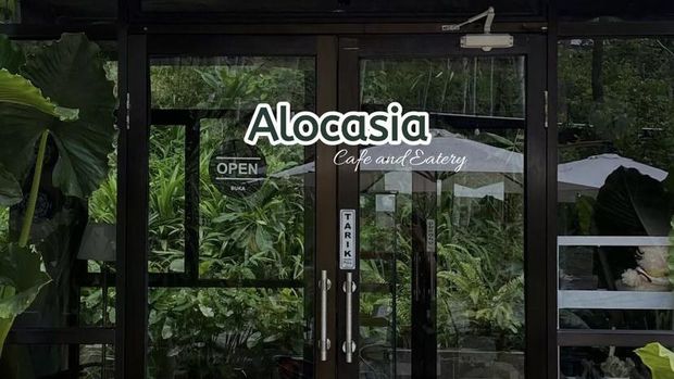 Tempat bukber di Jember: Alocasia Cafe and Eatery.