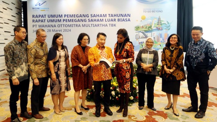 WOM Finance gelar RUPST dan RUPSLB di Jakarta, Kamis (28/3). Pembiayaan Perseroan mengalami kenaikan sebesar 27,75% dibandingkan tahun sebelumnya.