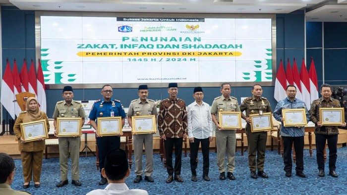 Bank DKI menerima penghargaan sebagai Mitra Strategis 2023 Baznas (Baziz) DKI Jakarta. Penghargaan ini sebagai bentuk kolaborasi kedua lembaga.