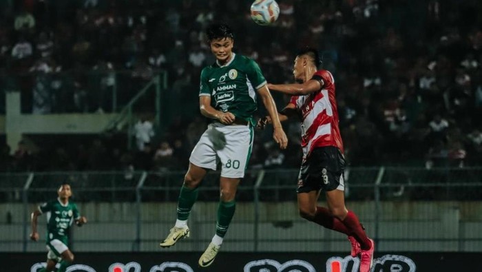 Duel PSS Sleman melawan Madura United, Jumat (29/4/2024).