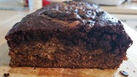 Banana bread atau roti pisang jadi salah satu resep kue yang paling banyak dibuat orang belakangan ini. Tapi kalau banana bread yang satu ini tampak gosong dan keras. Foto: Pool/Site