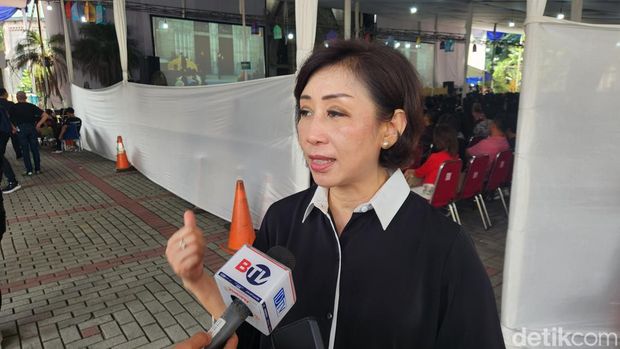 Humas Gereja Katedral Jakarta Susi Suwadie. (Adrial/detikcom)