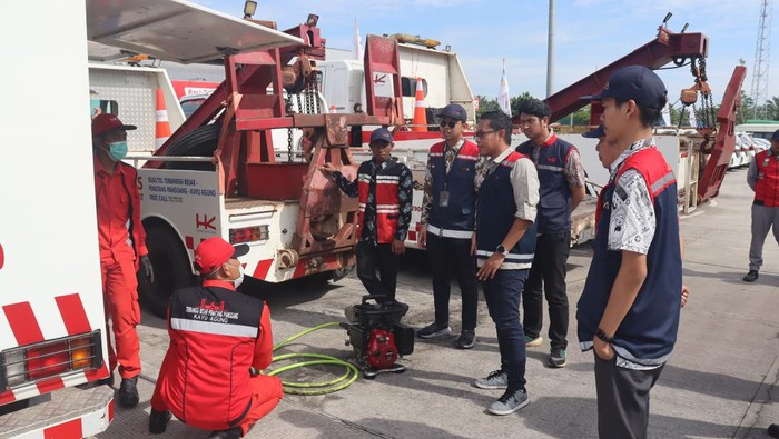 Hutama Karya mempersiapkan sapras dan fasilitas di Tol Lampung jelang arus mudik.