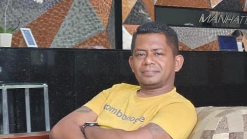 Kades Letbaun, Kecamatan Semau, Kabupaten Kupang, Carles Horison Bising. (Istimewa)