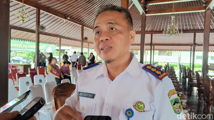 Kepala Dinas Perhubungan (Dishub) Banyumas, Agus Sriyono, Jumat (29/3/2024).