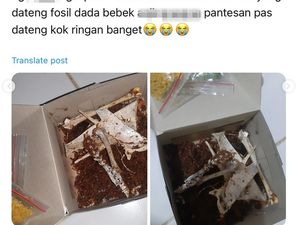 Apes! Pesan Bebek Remuk, yang Datang Malah Fosil Bebek