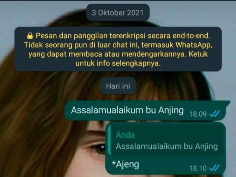 Chat random berikut ini bikin nyengir. Buat yang lagi makan menikmati buka puasa, awas keselek.