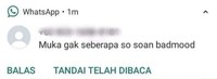 Chat random berikut ini bikin nyengir. Buat yang lagi makan menikmati buka puasa, awas keselek.