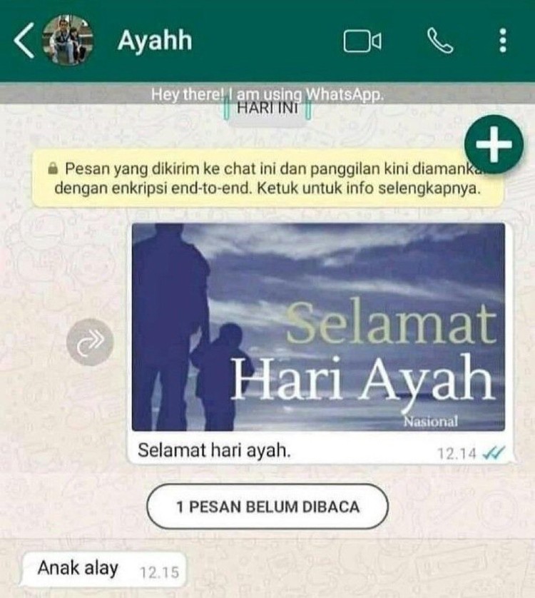 Chat random berikut ini bikin nyengir. Buat yang lagi makan menikmati buka puasa, awas keselek.
