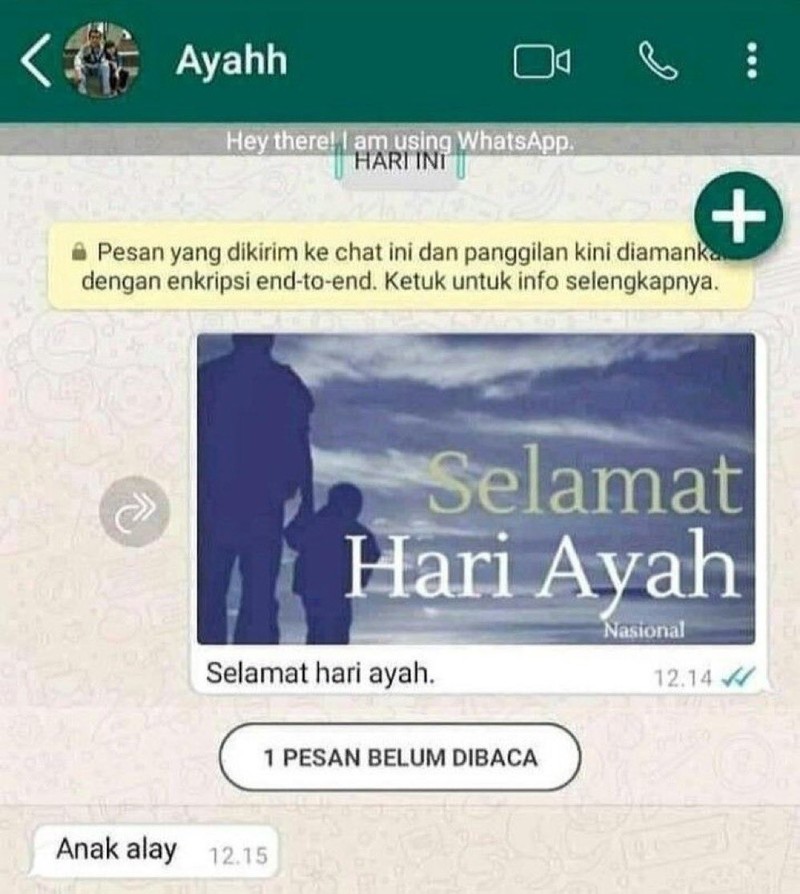 Chat random berikut ini bikin nyengir. Buat yang lagi makan menikmati buka puasa, awas keselek.
