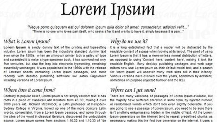 Sering muncul di mana-mana, sebenarnya apa artinya Lorem ipsum dolor sit amet? Simak penjelasannya di sini.