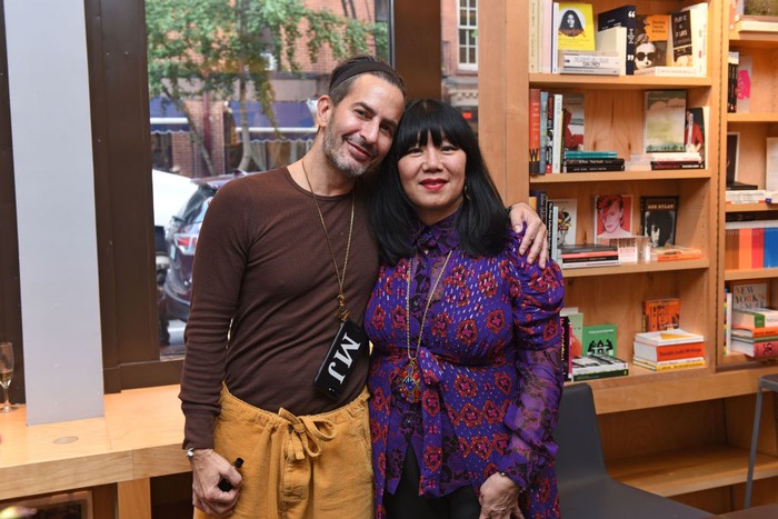 NEW YORK, NY - JUNE 1: Marc Jacobs and Anna Sui attend Bookmarc hosts Anna Sui 