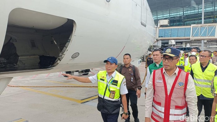 Dua Pekan Jelang Lebaran, Menhub Cek Kesiapan Pesawat di Bandara Soetta