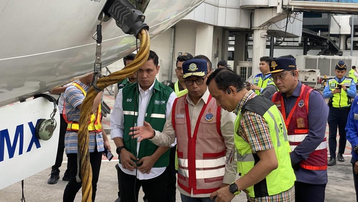 Menhub Ramp Check Pesawat di Soetta Jelang Mudik Lebaran 2024