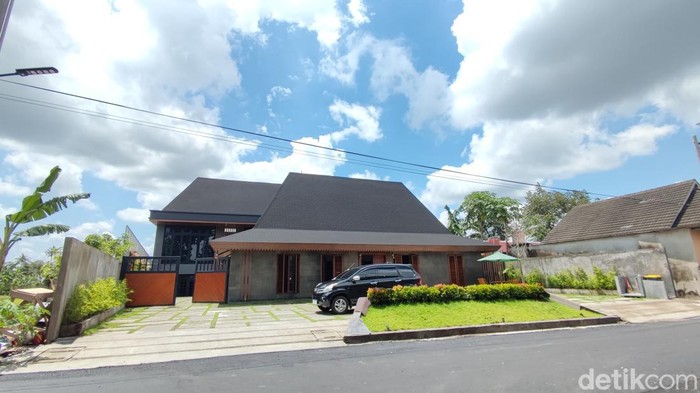Rumah baru Ganjar Pranowo di Padukuhan Tegalsari, Wedomartani, Ngemplak, Sleman, Jumat (29/3/2024).