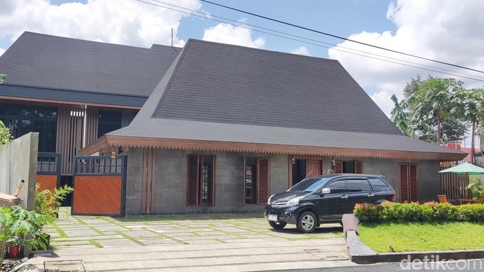 Rumah baru Ganjar Pranowo di Padukuhan Tegalsari, Wedomartani, Ngemplak, Sleman, Jumat (29/3/2024).