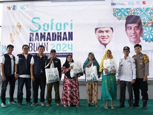 PTPP Bagikan Paket Sembako Murah & Gelar Bazar UMKM di Kawasan IKN