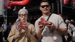 Momen Seru Aghnia Punjabi Saat Ngopi hingga Dinner Bersama Sang Suami