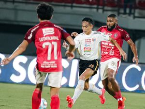Bali United Vs Persija: 10 Pemain Serdadu Tridatu Menang 1-0