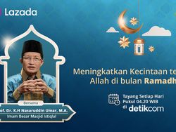 detikKultum Nasaruddin Umar: Ramadan Jadi Momen Meningkatkan Kecintaan terhadap Allah SWT