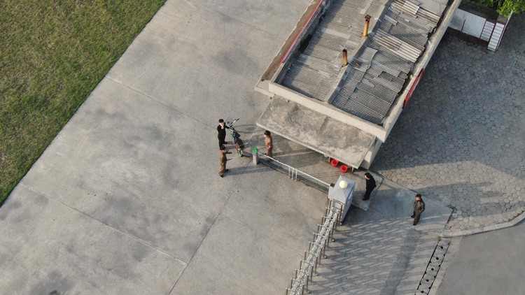 Foto Korea Utara dipotret pakai drone