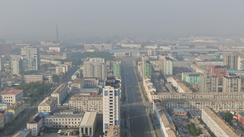 Foto Korea Utara dipotret pakai drone