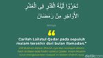 Hadits Malam Lailatul Qadar, Tanda dan Waktunya Dijelaskan Rasulullah