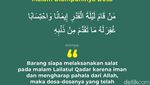Hadits Malam Lailatul Qadar, Tanda dan Waktunya Dijelaskan Rasulullah