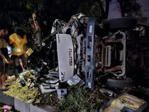 Mobil Pengangkut Barang Pesanan Online Terbalik di Aceh, Sopir Tewas