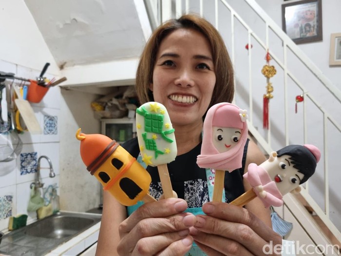 Lucunya Popscicle Cake Karakter 3D Bernuansa Ramadan