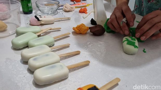 Lucunya Popscicle Cake Karakter 3D Bernuansa Ramadan