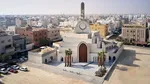 Wujud Masjid yang Atapnya Dibuat Seperti Berputar